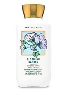 Bath and Body Works Blooming Garden Body Lotion, 8 Fl Oz, 24 Hour Moisture Shea Butter & Vitamin E