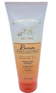 Bath and Body Works Aromatherapy Revive Body Cream 8 Ounce Orange Mandarin Guava