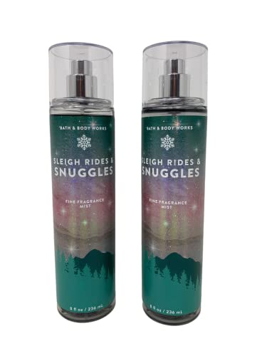Bath & Body Works Sleigh Rides & Snuggles Fine Fragrance Mists Set Of 2 8 oz. Bottles (Sleigh Rides & Snuggles) | The Storepaperoomates Retail Market - Fast Affordable Shopping