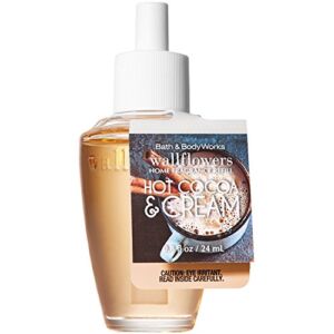 Bath and Body Works Hot Cocoa and Cream Wallflowers Home Fragrance Refill 0.8 Fluid Ounce
