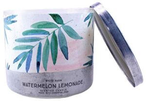 Bath & Body Works White Barn Watermelon Lemonade 2020 Edition 3 Wick Scented Candle with Essential Oils 14.5 oz / 411 g