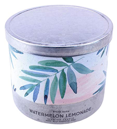 Bath & Body Works White Barn Watermelon Lemonade 2020 Edition 3 Wick Scented Candle with Essential Oils 14.5 oz / 411 g | The Storepaperoomates Retail Market - Fast Affordable Shopping