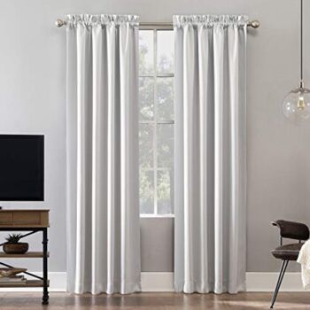 Sun Zero Oslo Theater Grade Extreme Total Blackout Rod Pocket Curtain Panel, 52″ x 84″, Pearl | The Storepaperoomates Retail Market - Fast Affordable Shopping