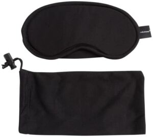 Brookstone Cooling Gel Eye Mask – Soothing, Cold Therapy Sleep Mask for Vacations, Airplanes, Trains, Buses, and Cars, Size One Size, Black