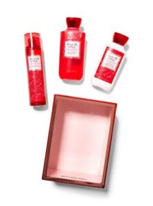 Bath and Body Works YOU’RE THE ONE Gift Box Set – Body Lotion, Fine Fragrance Mist & Shower Gel inside a glittery gift box. Full Size
