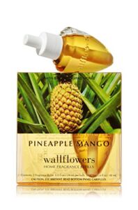 Bath and Body Works Pineapple Mango Wallflowers 2-Pack Refills Home Fragrance Bulbs (1.6 fl oz. Total)
