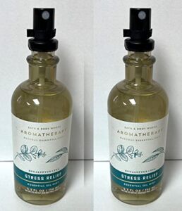 Bath & Body Works Aromatherapy Pillow Mist, 5.3 Fl Oz, 2-Pack (Eucalyptus + Tea)