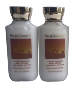 Bath and Body Works Gift Set of of 2 – 8 Fl Oz Lotion – (Sunkissed)