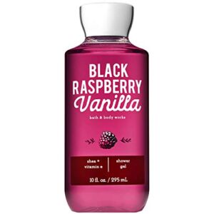 Bath and Body Works BLACK RASPBERRY VANILLA Shower Gel 10 Fluid Ounce (2019 Edition)