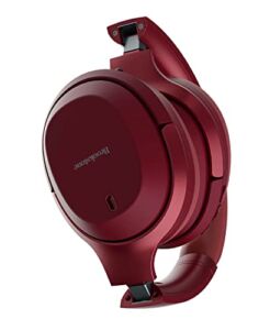 Brookstone Silentnx Dynamic Noice Cancelling Headphones Foldable and Wireless Red