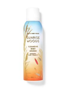 Bath & Body Works SUNRISE WOODS Cleansing Body Mousse – Full Size