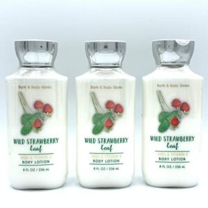 Bath and Body Works Wild Strawberry Leaf Body Lotion 3-Pack, 8oz Each