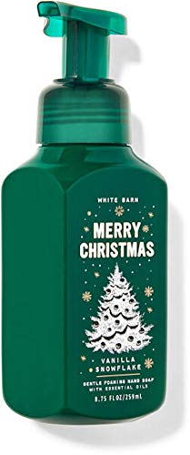 White Barn Candle Company Bath and Body Works Gentle Foaming Hand Soap w/Essential Oils- 8.75 fl oz – Winter 2020 – Many Scents! (Merry Christmas – Vanilla Snowflake) | The Storepaperoomates Retail Market - Fast Affordable Shopping