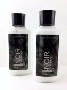 Noir for Men Body Lotion – Bath & Body Works Signature Collection (2-pack) 8 Oz, 238 Ml each