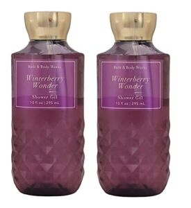 Bath & Body Works Shower Gel Gift Sets For Women 10 Oz 2 Pack (Winterberry Wonder)