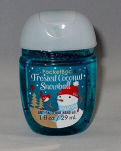 Bath & Body Works PocketBac Hand Gel Sanitizer Frosted Coconut Snowball
