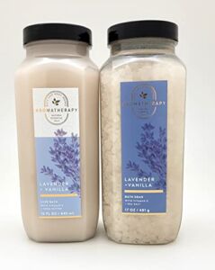 Aromatherapy – Sleep – Lavender Vanilla – 2 pc Bundle – Luxe Bath – 15 oz & Bath Soak – 17 oz – 2022