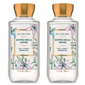 Bath and Body Works Gift Set of of 2 – 8 Fl Oz Lotion – (Whipped Vanilla Chiffon)