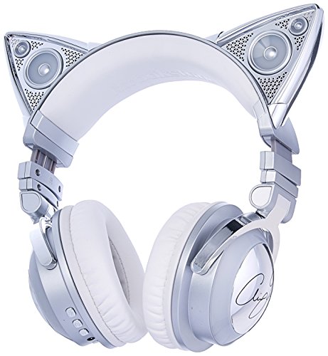Brookstone Limited Edition Ariana Grande Wireless Cat Ear Headphones with External Speaker, Bluetooth Microphone, and Color Changing Accents | The Storepaperoomates Retail Market - Fast Affordable Shopping