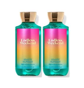 Bath and Body Works Endless Weekend Shower Gel Gift Sets For Women 10 Oz 2 Pack (Endless Weekend)