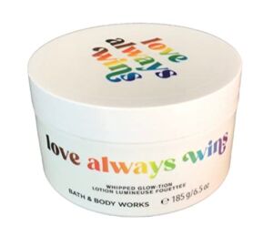 Bath & Body Works Love Always Wins SUN WASHED CITRUS Whipped Glow-tion – Full Size, Large
