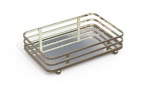 Vanity Tray with Mirror