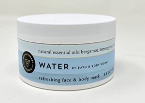 Bath and Body Works Aromatherapy WATER Bergamot, Lemongrass, Juniper – Refreshing FACE & BODY MASK 6.5oz