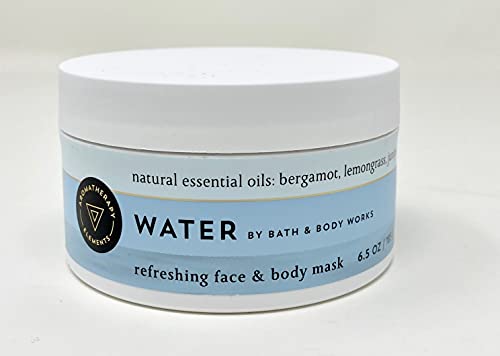 Bath and Body Works Aromatherapy WATER Bergamot, Lemongrass, Juniper – Refreshing FACE & BODY MASK 6.5oz | The Storepaperoomates Retail Market - Fast Affordable Shopping
