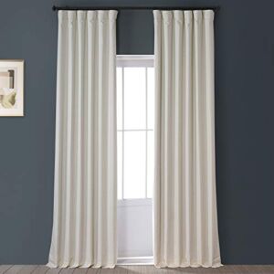 HPD Half Price Drapes Signature Hotel Blackout Curtains for Bedroom 50 X 108 Linen, FLCH-FMBO20128-108 (1 Panel) Excursion Ivory