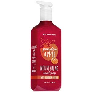 Bath and Body Works PUMPKIN APPLE Hand Soap with Pumpkin Butter 8 Fluid Ounce (2018 Fall Edition)