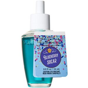 Bath and Body Works BLUEBERRY SUGAR Wallflowers Fragrance Refill 0.8 Fluid Ounce (2019 Holiday Edition)