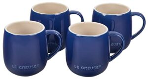 Le Creuset Stoneware Set of 4 Heritage Mugs, 13 oz. each, Indigo