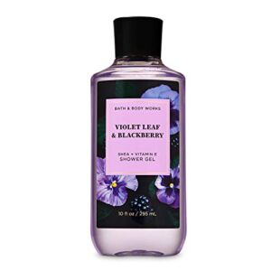 Bath and Body Works Violet Leaf & Blackberry Shower Gel with Shea & Vitamin E 10 fl oz / 295 mL