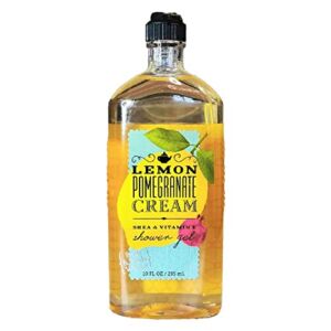 Bath and Body Works Lemon Pomegranate Cream Shower Gel 10 Ounce Body Wash