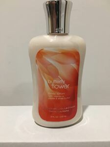 Bath and Body Works Signature Collection Butterfly Flower Lotion 8 Ounce Vitamin E Jojoba and Shea Butter