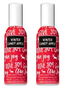 Bath and Body Works 2 Pack Concentrated Room Spray Winter Candy Apple 1.50 Oz.