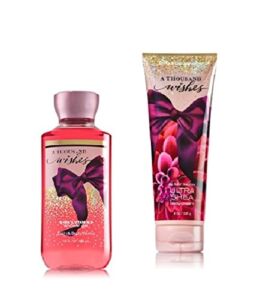 Bath & Body Works Signature Collection – A Thousand Wishes – Gift Set – Shower Gel & Ultra Shea Body Cream