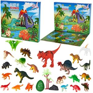 Advent Calendar 2022 Dinosaurs 24 Days Christmas Countdown Calendar, Christmas Stocking Stuffers Gifts, Xmas Party Favors Gifts