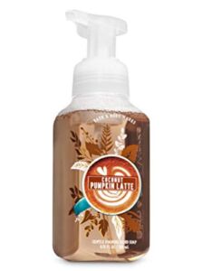 Bath and Body Works Coconut Pumpkin Latte Foaming Soap 2016 Design With Gold Pump Top