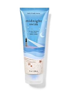 Bath and Body Works Midnight Swim 24 Hour Moisture Ultra Shea Body Cream 8 Ounce Full Size