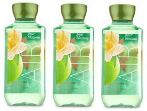 Bath and Body Works PEAR BLOSSOM Value Pack – lot of 3 Shower Gel – Full Size