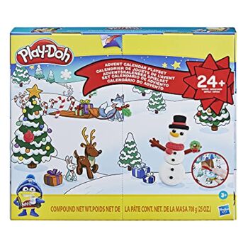 Play-Doh Advent Calendar Toy for Kids 3 Years and Up with Over 24 Surprise Accessories, Playmats, and 24 Cans, Assorted Colors, Non-Toxic | The Storepaperoomates Retail Market - Fast Affordable Shopping
