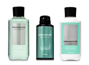 Bath and Body Works – Freshwater – For Men – Daily Trio – Gift Set