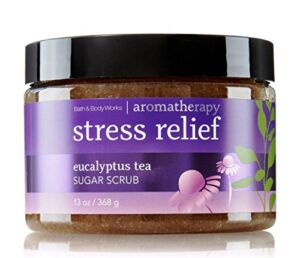 Bath and Body Works Eucalyptus Tea 13 Oz Sugar Scrub Stress Relief Aromatherapy