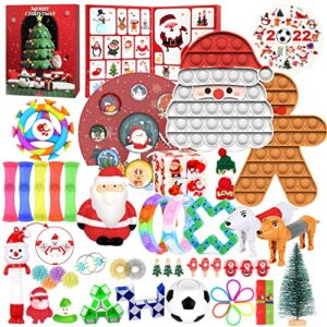 Fidget Advent Calendar 2022 for Kids – 24 Days of Surprises Gifts Box Funny Christmas Countdown Advent Calendars for Boys Girls Teenager – Surprise Gifts for Party Favor (A-Advent Calendar 2022)