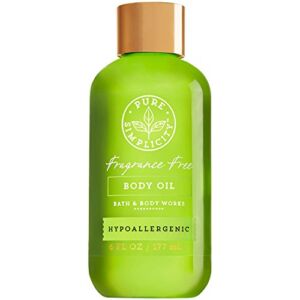 Bath and Body Works Hypoallergenic Fragrance Free Body Oil 6fl.oz.