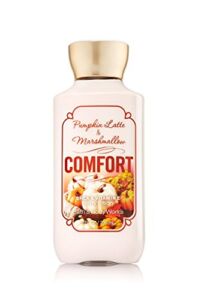 Bath and Body Works Comfort Pumpkin Latte and Marshmallow Lotion 8 Ounce Full Size