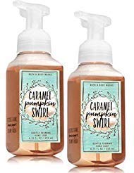 Bath and Body Works 2 Pack Caramel Pumpkin Swirl Gentle Foaming Hand Soap. 8 Oz