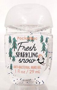 Bath Body Works PocketBac Hand Sanitizer Gel Fresh Sparkling Snow