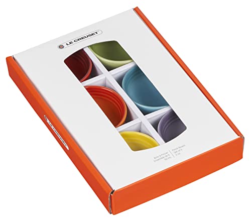 Le Creuset Stoneware Pinch Bowl Gift Set, Set of 6 Prep Bowls, Multi Color | The Storepaperoomates Retail Market - Fast Affordable Shopping